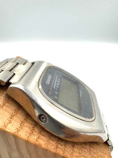 Casio Digital Quartz Unisex Adults Vintage Watch 34Mm Case Stainless Steel - For Parts/Repair