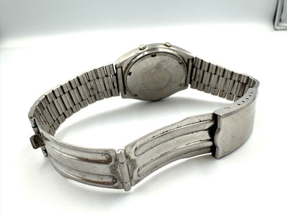 Casio Digital Quartz Unisex Adults Vintage Watch 34Mm Case Stainless Steel - For Parts/Repair