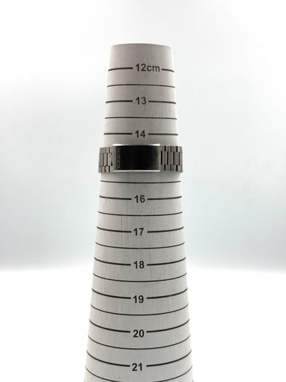 Casio Digital Quartz Unisex Adults Vintage Watch 34Mm Case Stainless Steel - For Parts/Repair