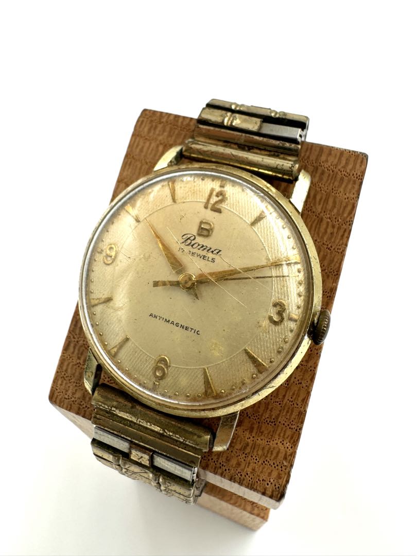 Boma Analog Mechanical (Manual) Men 17 Jewels Manual Winding Watch