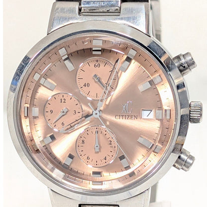CITIZEN xC Analog Quartz Women Ｘｃ Chronograph Battery Replaced Working Item