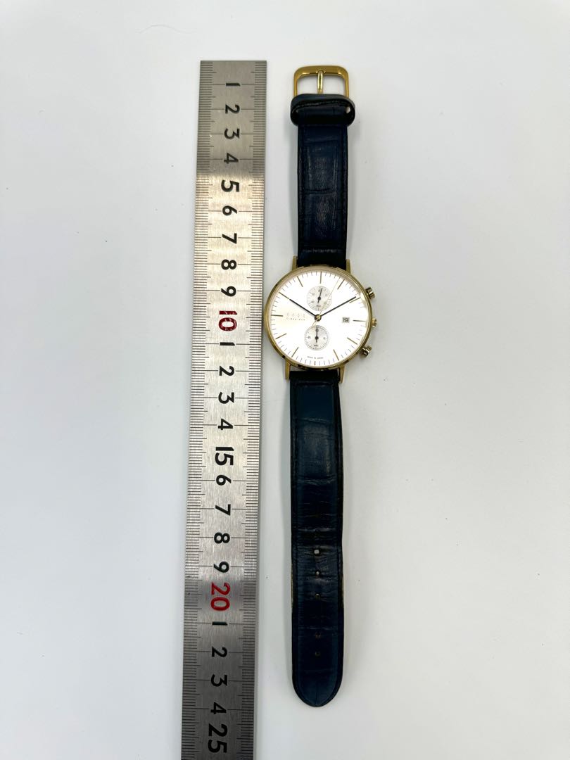 Knot Analog Quartz Men Timepiece Chronograph Watch