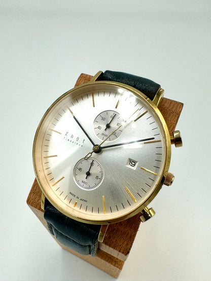 Knot Analog Quartz Men Timepiece Chronograph Watch