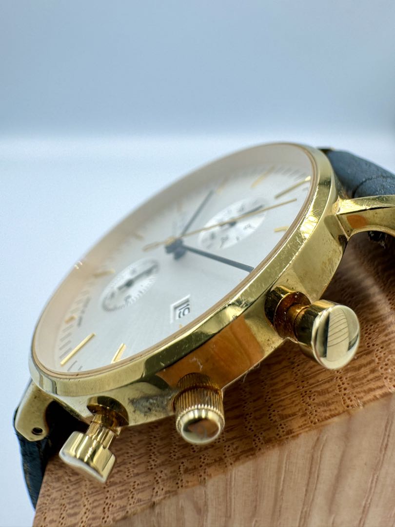 Knot Analog Quartz Men Timepiece Chronograph Watch