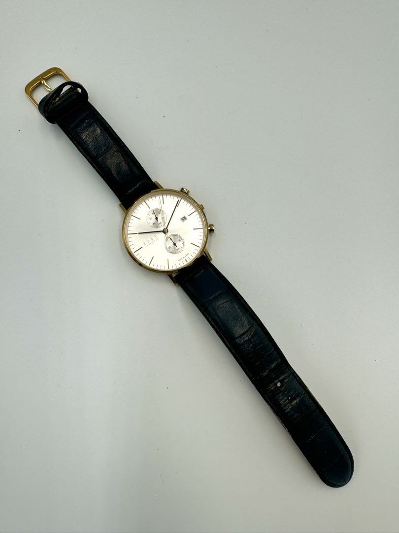Knot Analog Quartz Men Timepiece Chronograph Watch