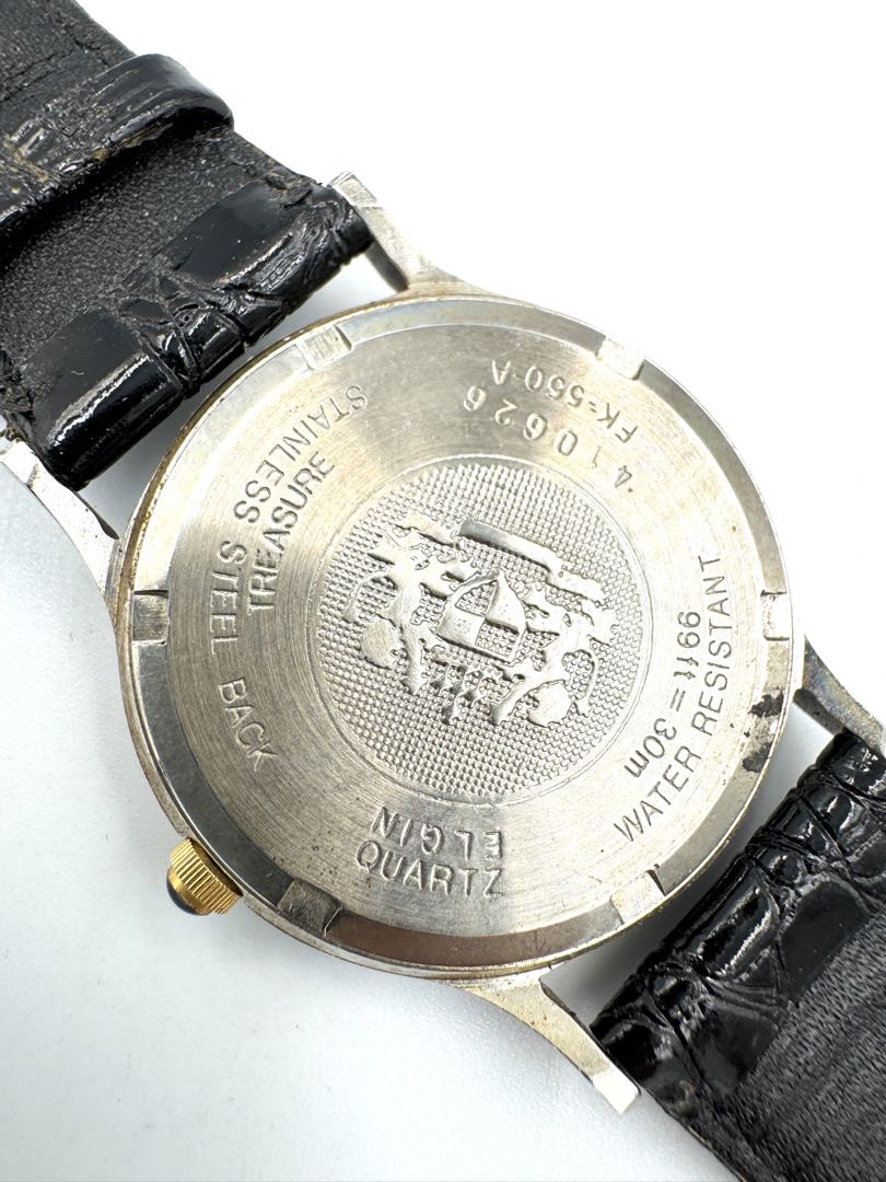 Elgin Analog Quartz Women Opal Australian Watch For Parts