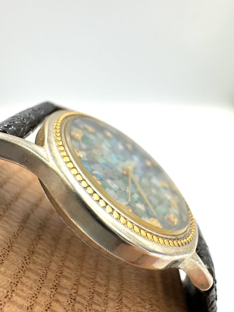 Elgin Analog Quartz Women Opal Australian Watch For Parts