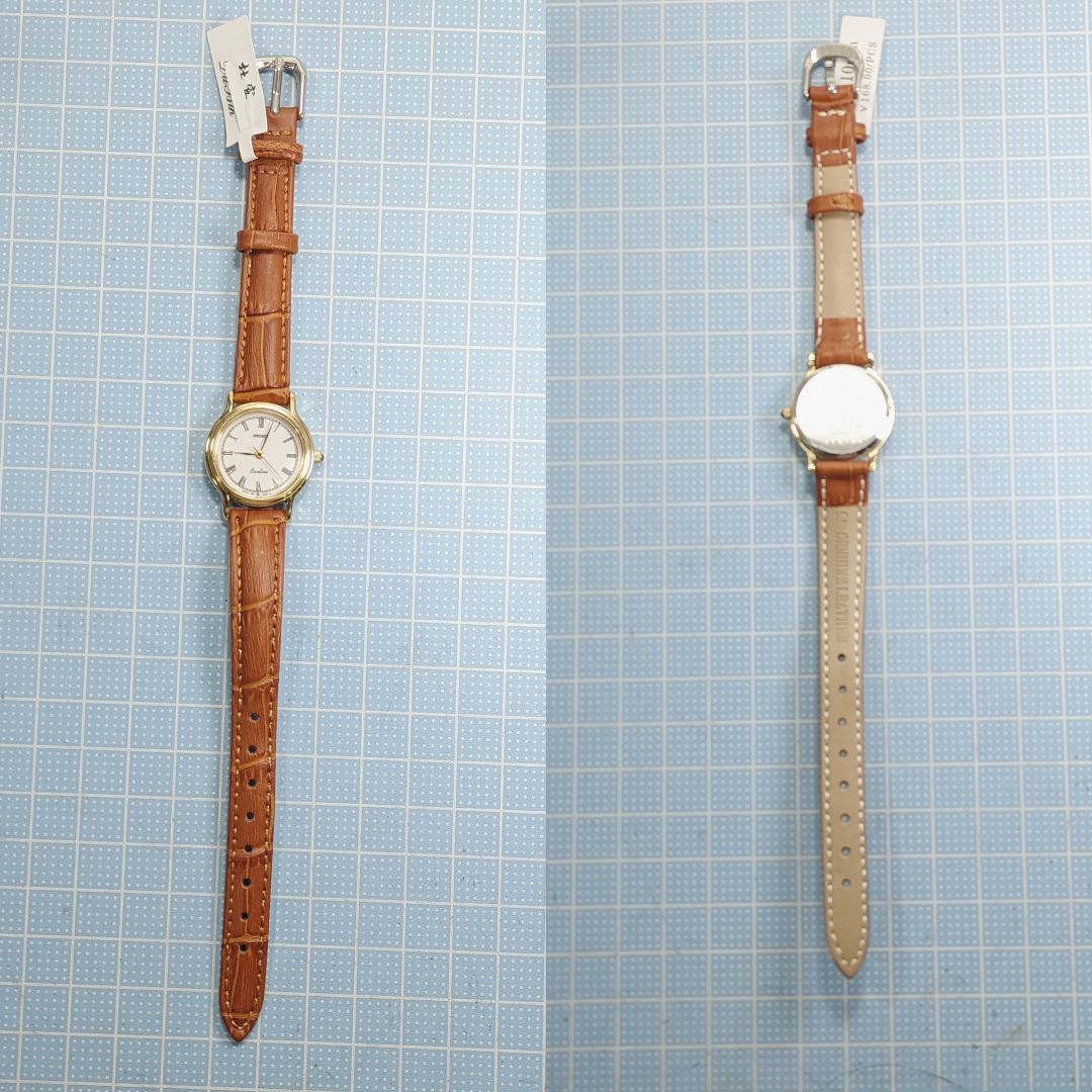 Seiko Exceline Analog Quartz Women Battery & Band Replaced Working Item