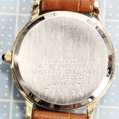 Seiko Exceline Analog Quartz Women Battery & Band Replaced Working Item