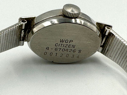 Citizen Mechanical Hand-Winding 4-670426 S Analog (Manual) Women 23 Jewels Wristwatch