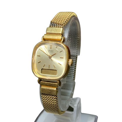 Seiko E029-5090 Digital-Analog Quartz Women Ani-Digi Watch Operation Confirmed