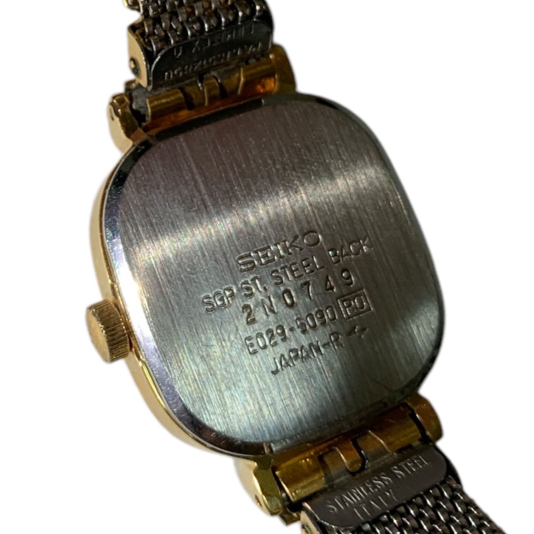 Seiko E029-5090 Digital-Analog Quartz Women Ani-Digi Watch Operation Confirmed