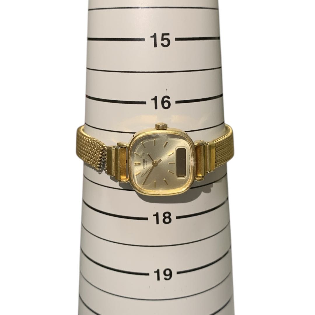 Seiko E029-5090 Digital-Analog Quartz Women Ani-Digi Watch Operation Confirmed
