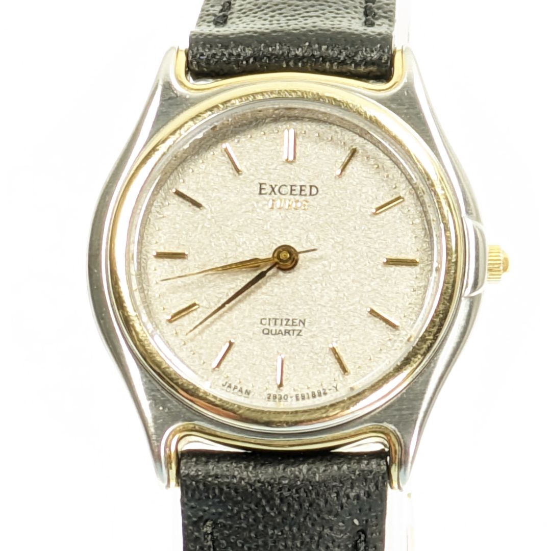 Citizen EXCEED Analog Quartz Women Battery & Band Replaced Working Item