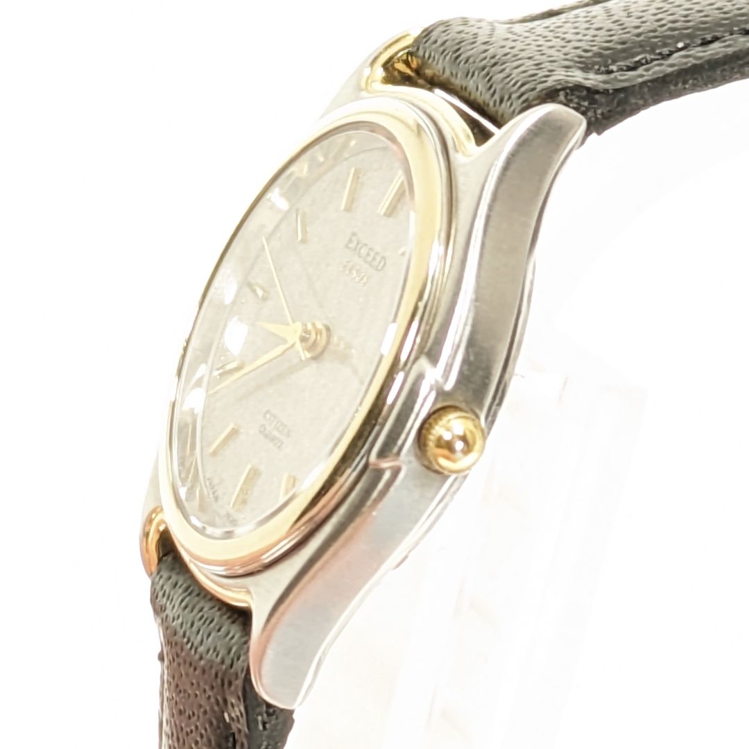 Citizen EXCEED Analog Quartz Women Battery & Band Replaced Working Item