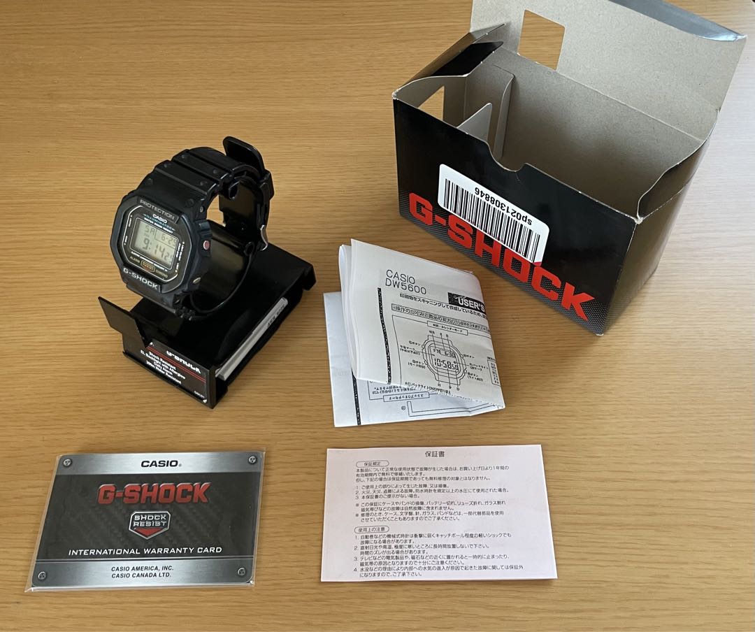 G-shock 5600 DW-5600E-1 Digital Quartz Men Dw-E-1