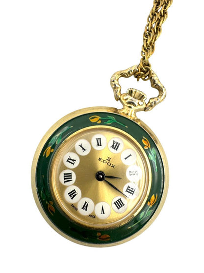 Edox Analog Mechanical (Manual) Women Manual Winding Necklace Watch