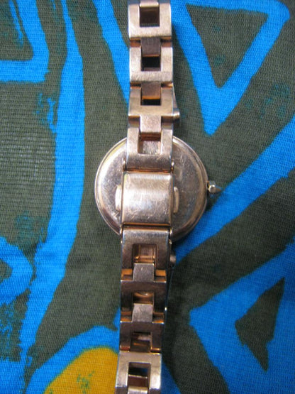 Seiko wired Analog Quartz Women ワイアード Watch パール文字番 ピンクゴールド