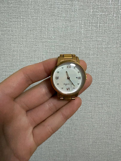 Agnes B Analog Quartz Women