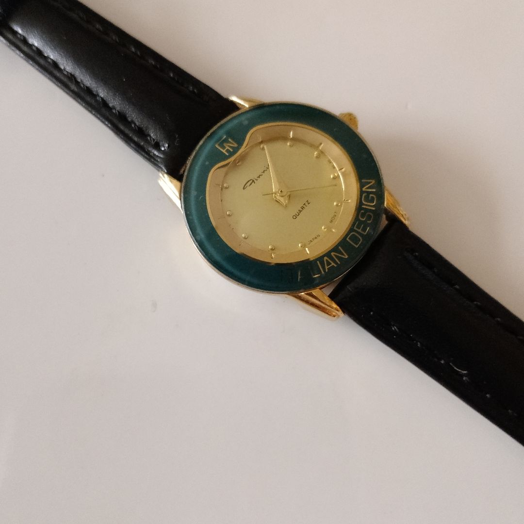 Italian Design Analog Quartz Women Watch Battery Replaced Unused