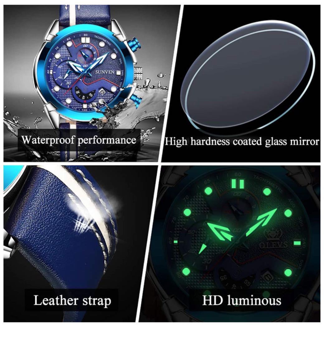 SUNVEN Analog Quartz Men