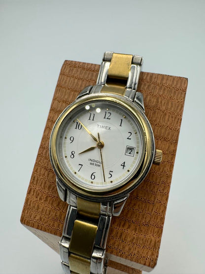 TIMEX Quartz Watch Silver Tone x Gold Tone