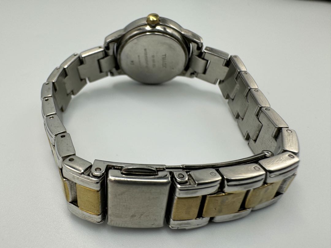 TIMEX Quartz Watch Silver Tone x Gold Tone