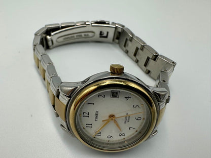 TIMEX Quartz Watch Silver Tone x Gold Tone