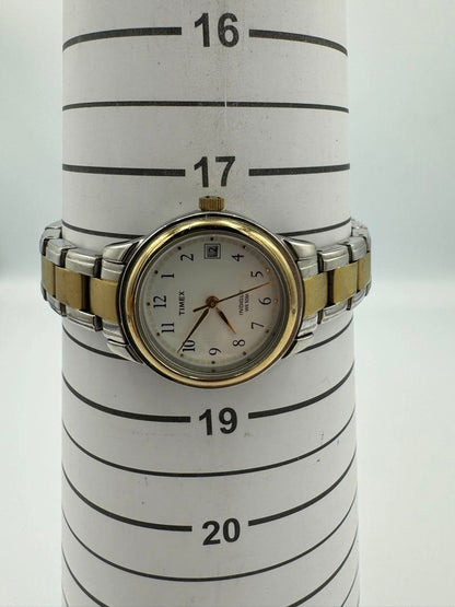 TIMEX Quartz Watch Silver Tone x Gold Tone