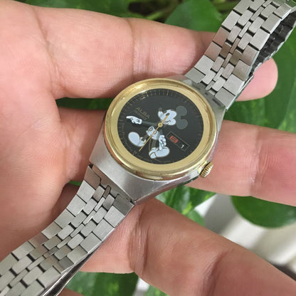 Seiko Alba Disney Analog Quartz Women Rare Retro Mickey Watch
