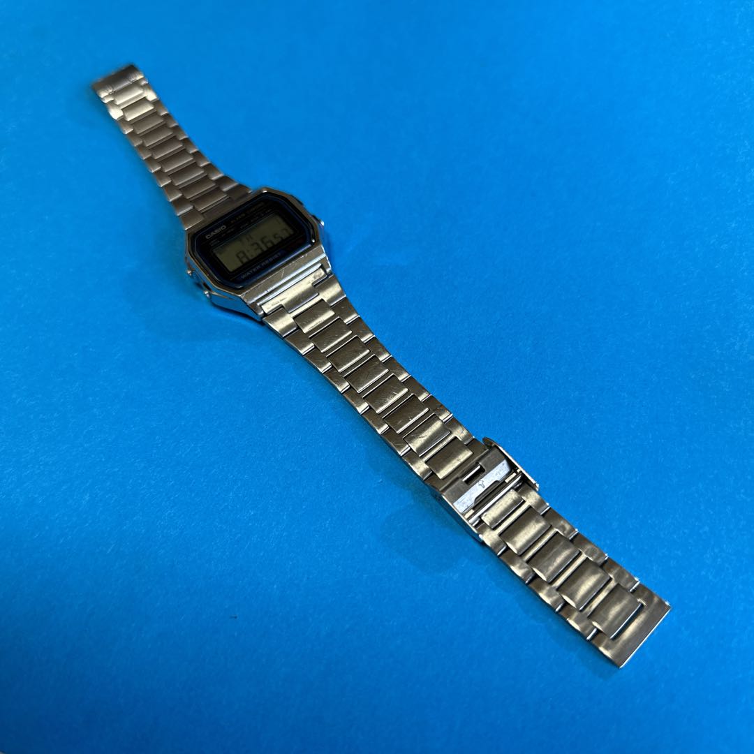 Casio A158W Digital Quartz (Battery) Unisex Adults Wristwatch Silver Case & Band New Battery 2023