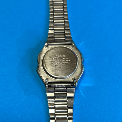 Casio A158W Digital Quartz (Battery) Unisex Adults Wristwatch Silver Case & Band New Battery 2023