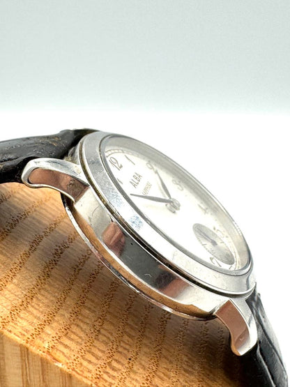 Seiko Alba Small Second VD78-D015 Analog Quartz Unisex Adults Sapphire 30Mm Watch For Parts