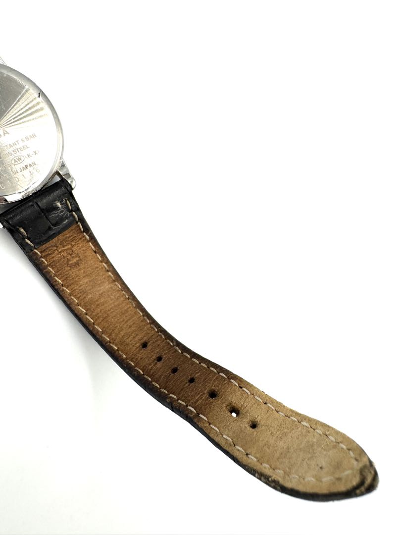 Seiko Alba Small Second VD78-D015 Analog Quartz Unisex Adults Sapphire 30Mm Watch For Parts