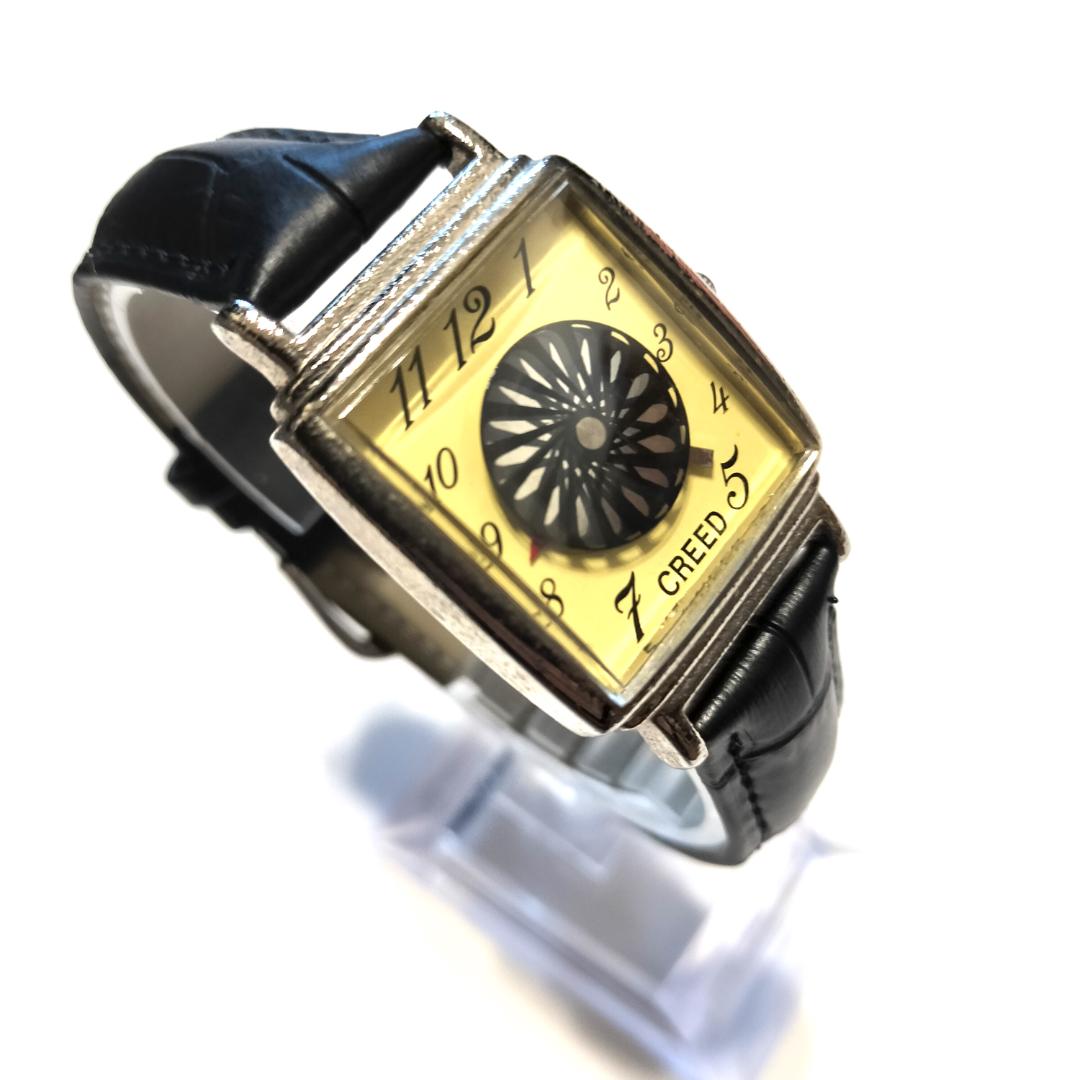 J-axis Analog Quartz Women Kaleidoscope Dial Creed Vintage Watch Rare
