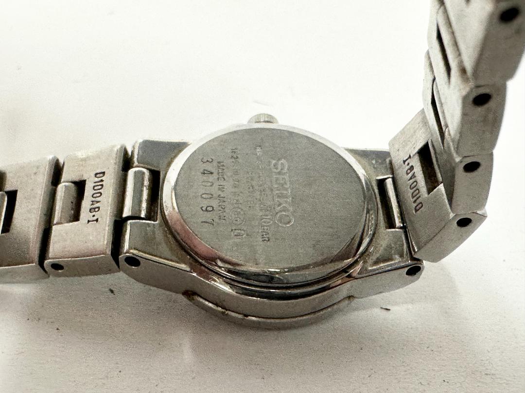 Seiko B74 340097 Analog Quartz Women Ladies Wristwatch 22.5Mm Metal Band Watch