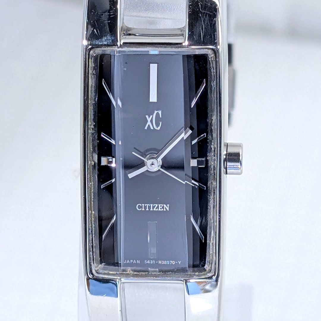 Citizen xC Analog Quartz Women Bangle Type Battery Replaced Working Item