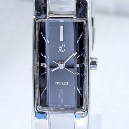 Citizen xC Analog Quartz Women Bangle Type Battery Replaced Working Item