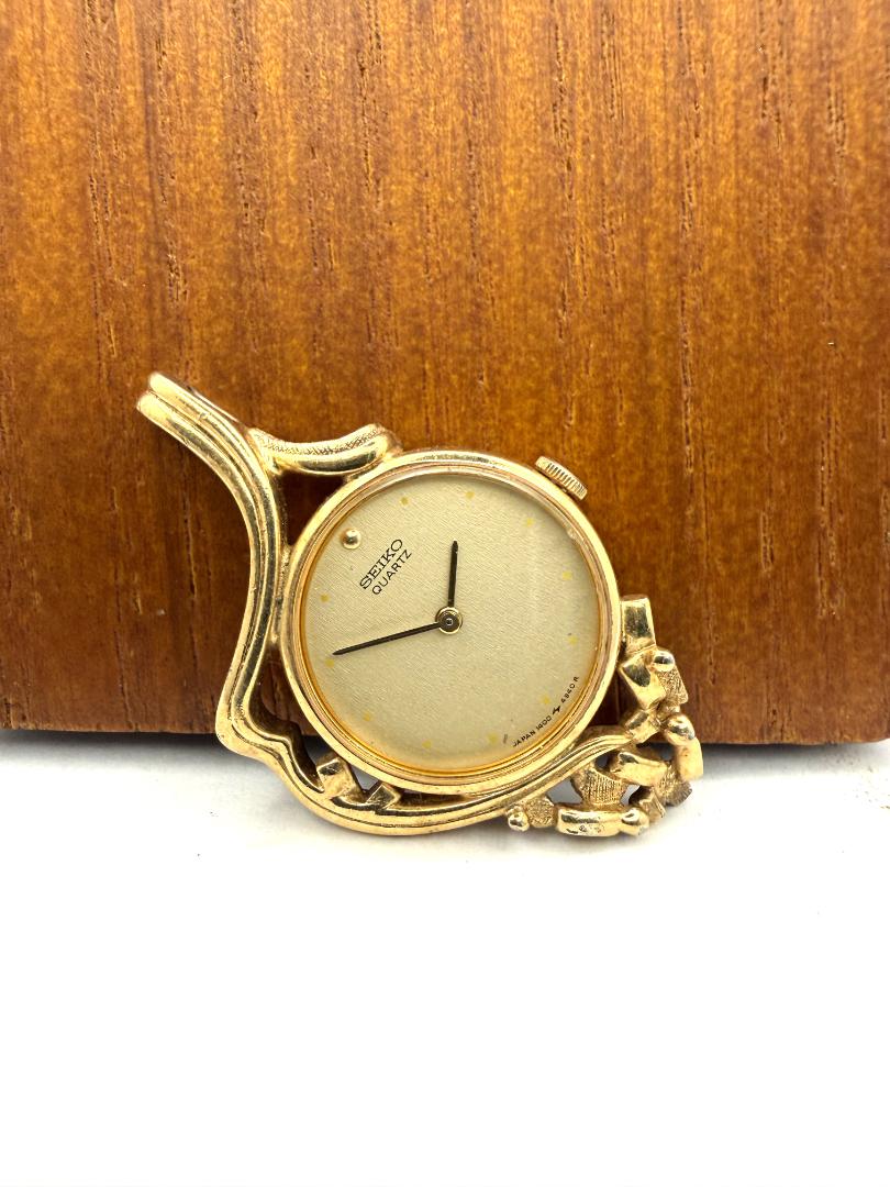 Analog Quartz Women Seiko Pendant Watch For Parts