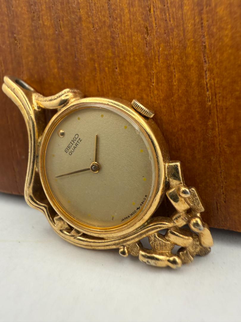 Analog Quartz Women Seiko Pendant Watch For Parts