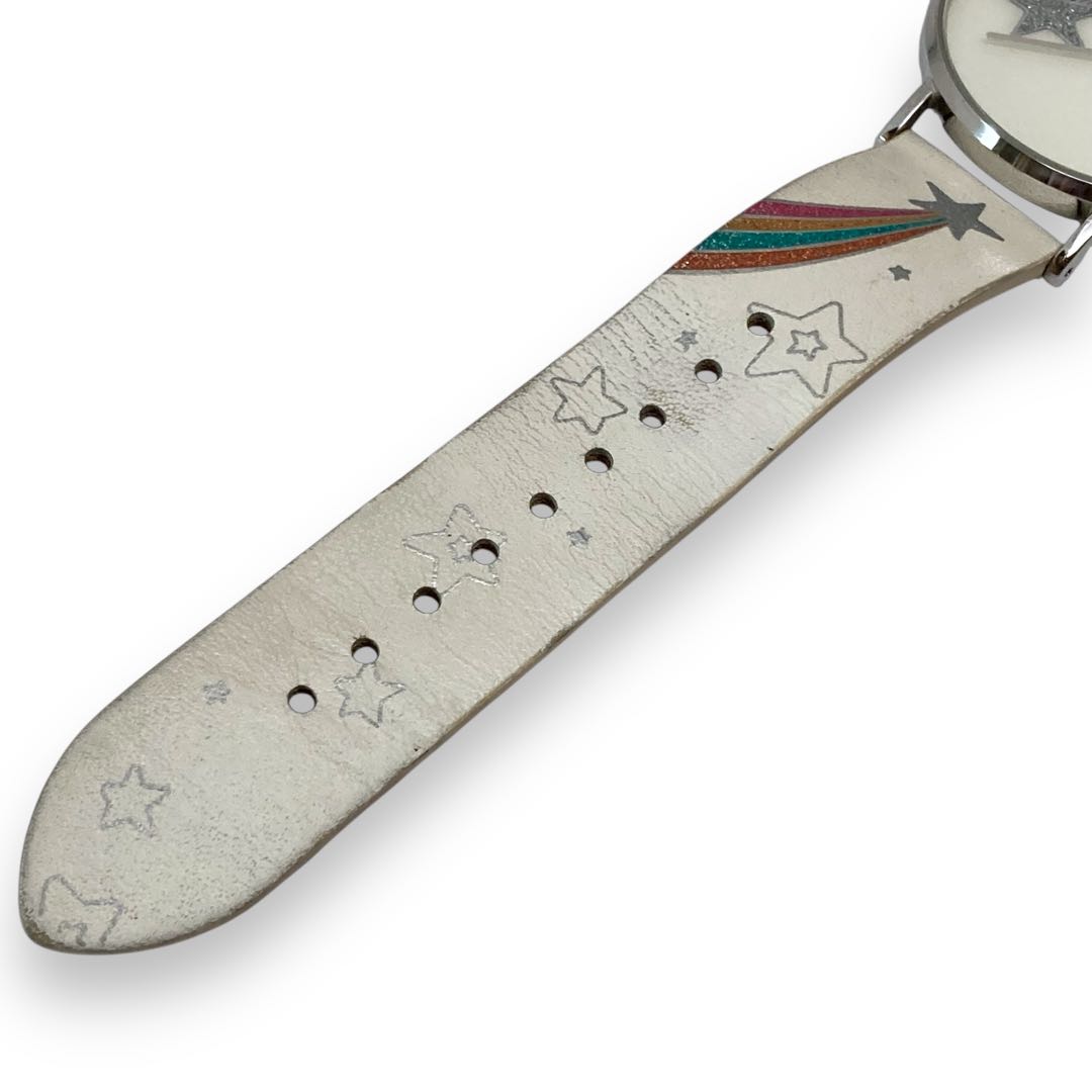 Coach Analog Quartz Women Watch Star Rainbow Silver Excellent Condition