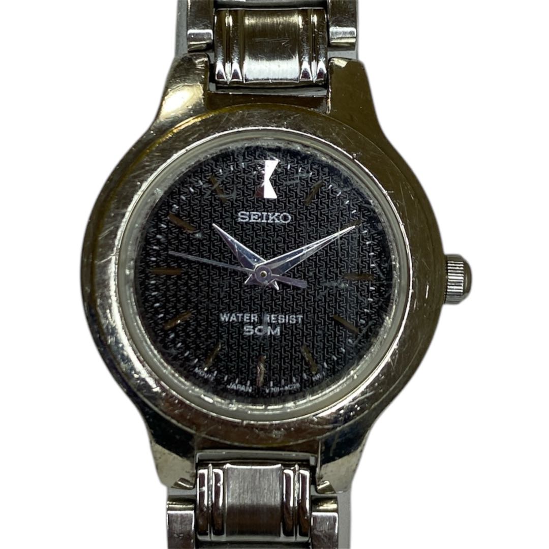 Seiko V701-2H30 Analog Quartz Women Watch Operation Confirmed