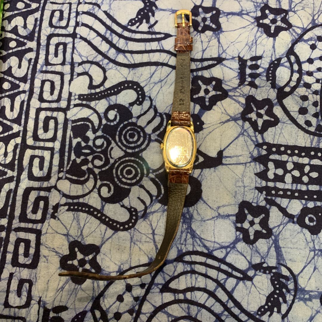 Seiko Analog Quartz Women ジーショック Watch ゴールド ブラウン