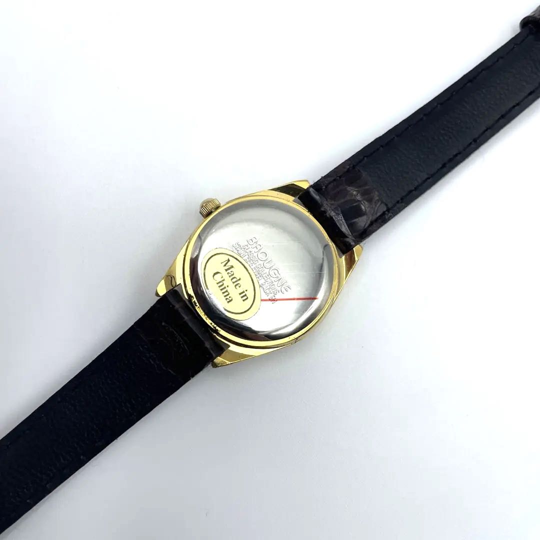 Brougne Analog Quartz Women ブルニュ ⌘ アナログ Watch ゴールド フォーマル ローマ数字 大人可愛い