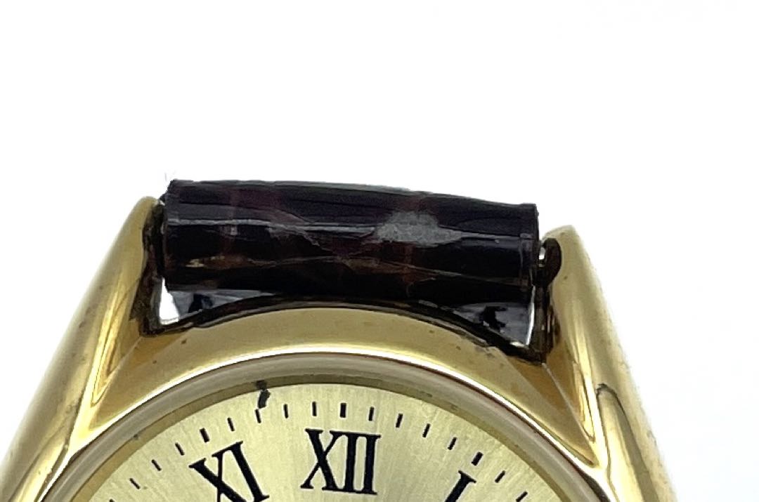 Brougne Analog Quartz Women ブルニュ ⌘ アナログ Watch ゴールド フォーマル ローマ数字 大人可愛い