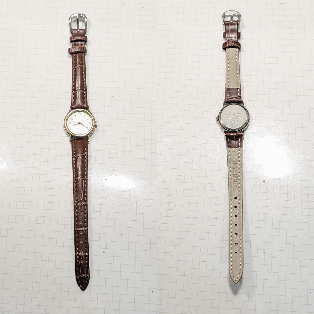 Seiko Avenue Analog Quartz Women Battery & Band Replaced Working Item