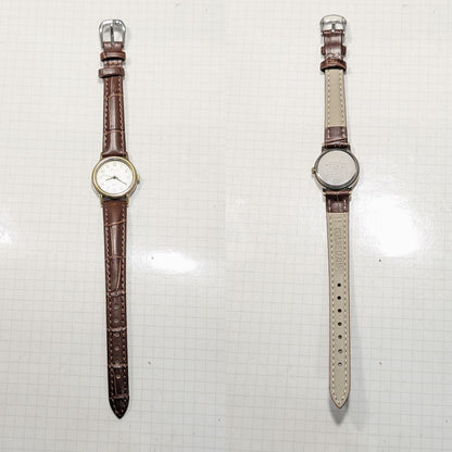 Seiko Avenue Analog Quartz Women Battery & Band Replaced Working Item