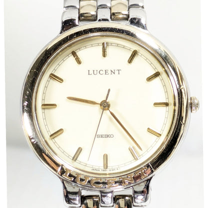 Seiko Lucent Analog Quartz Men Boy’Ｓ Battery Replaced Working Item