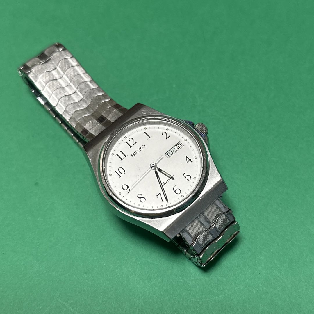 Seiko Chronos 5H23-7D20 Analog Quartz Men