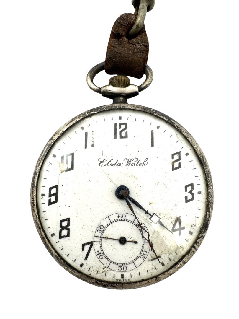 Elida Watch Analog Mechanical (Manual) Men Pocket Manual Winding For Parts